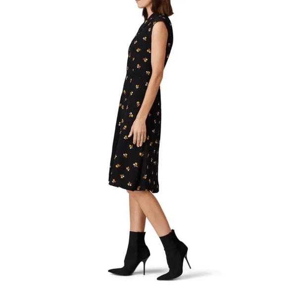 Of Mercer Dress Women’s Size 4 Black Mini Knee Length Patterned Rent the Runway - Picture 3 of 6